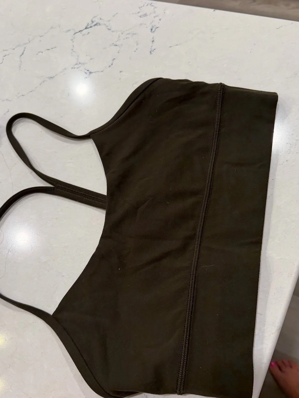 lululemon athletica Olive Strappy Low-Impact Sports Bra